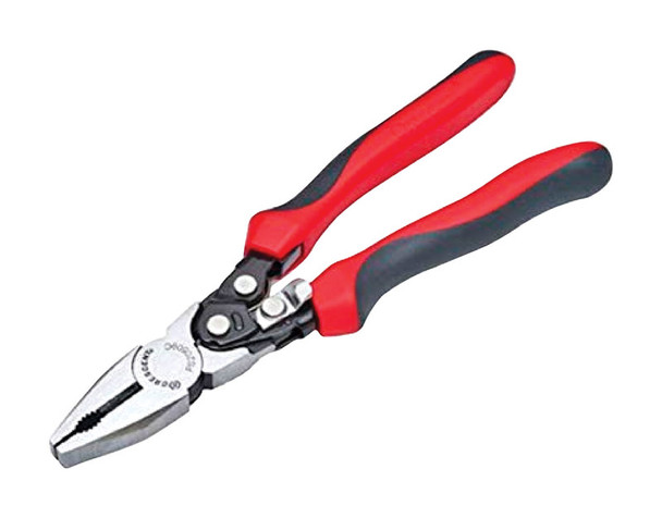 Crescent 9-Inch Linesman Pliers with Built-In Wire Cutter, Blue, PS20509C