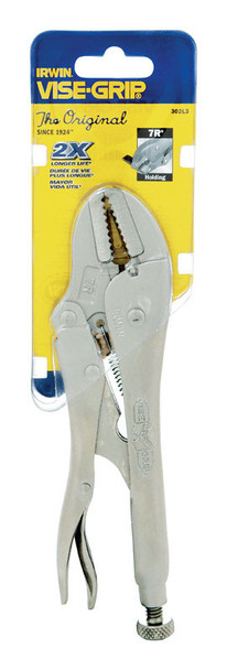 Irwin 302L3 Vise-Grip Locking Pliers, 7-Inch with Cushion Grip