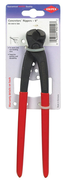 Knipex 99 01 220 SBA Cutting Nippers - 9 Inch Alloy Steel Pliers with Comfort Grip