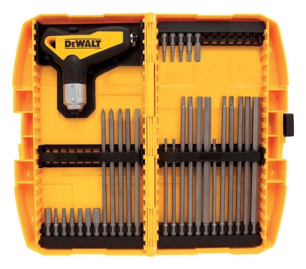 DeWalt DWHT70265 31-Piece Ratchet Hex Key Set - Metric, Steel, Heat Treated with Magnetic Tips