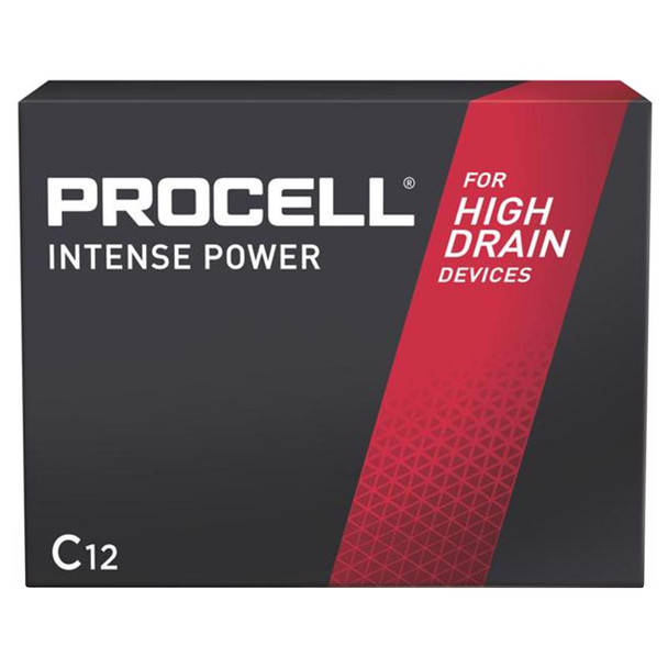 Procell PX1400 C-Size Alkaline Primary Batteries, Pack of 12
