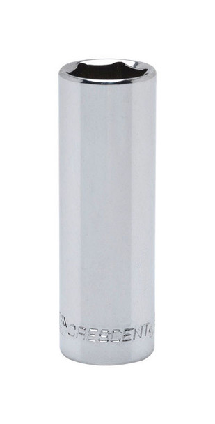 Crescent 3/8 Inch Drive 7/16 Inch Deep Socket, 6-Point, SAE - CDDS26N