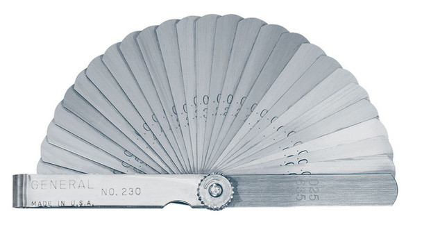General Tools Leaf Feeler Gauge 3x1/2" – Precision Thickness Measurement Tool
