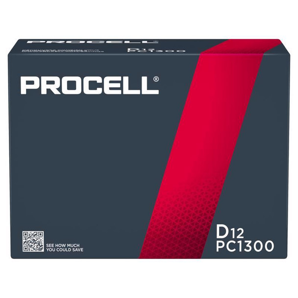 Duracell Procell D Battery 12-Pack – Long-Lasting Alkaline Power for Industrial & Household Use
