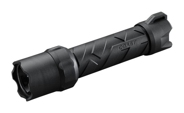 Coast Polysteel 600 LED Flashlight with 710 Lumens, Waterproof Aluminum Body, and 4 AA Batteries Included