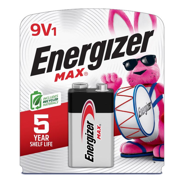 Energizer Max 9-Volt Alkaline Battery - Long-lasting Power for Your Devices
