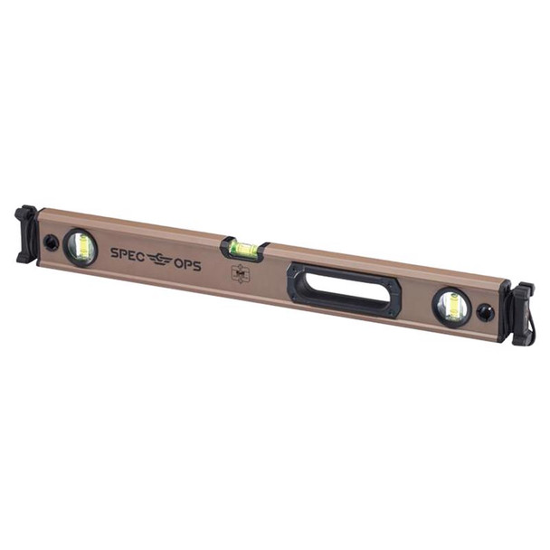 Spec Ops Aluminum Level with Bungee, 24-Inch Length