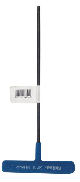 Eklind Tools 64850 Hex Key Power T-Handle, 5mm, 9 Inches - Durable Alloy Steel with Heat Treatment
