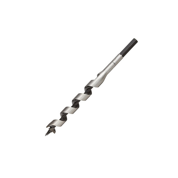 IRWIN 49910 5/8-inch x 7.5-inch Self-Feed Auger Bit with Hex Shank for Wood Drilling