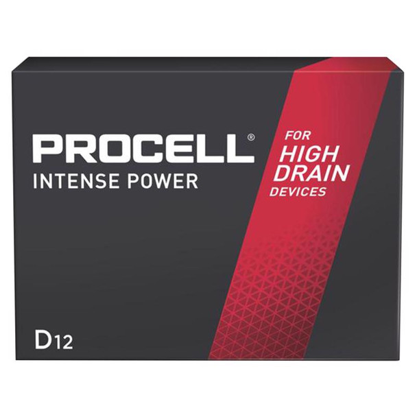 Procell PX1300 D Cell Alkaline Batteries - 12 Pack for General Use