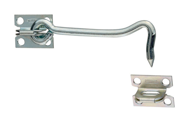 National Hardware N122-283 5-Inch Zinc-Plated Steel Gate Hook with Staples