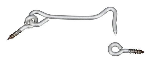 National Hardware N348-417 4-Inch Stainless Steel Screw-In Hook and Eye, Silver