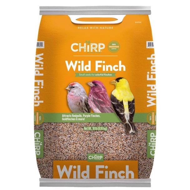 Chirp Wild Finch Bird Food Millet Blend, 18 lb Bag, Part Number 17374