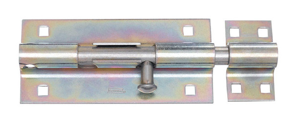 National Hardware N151-167 8-Inch Zinc-Plated Heavy-Duty Barrel Bolt