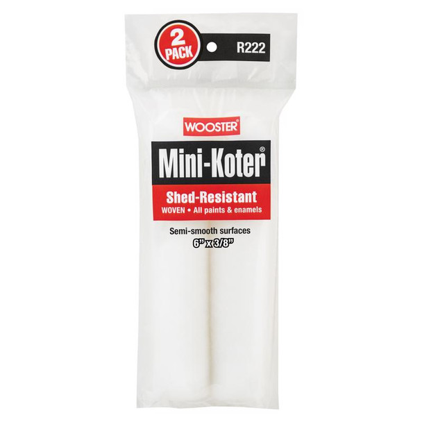 PAINT ROLLR CVR 6" 2PK