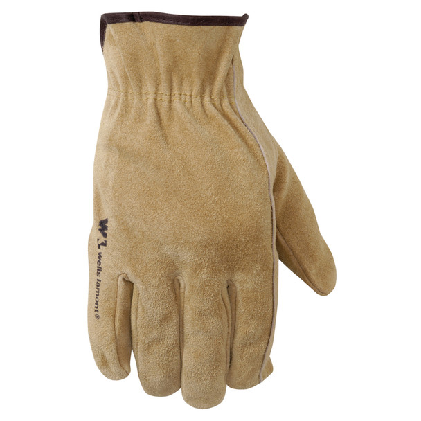 GLOVES DRVRS LTHR TAN L