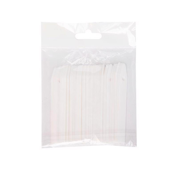 PLANT LABEL PLSTC WHT 4"