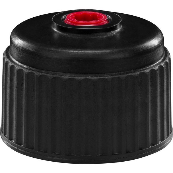 JUG FILLER CAP BLK PLAST