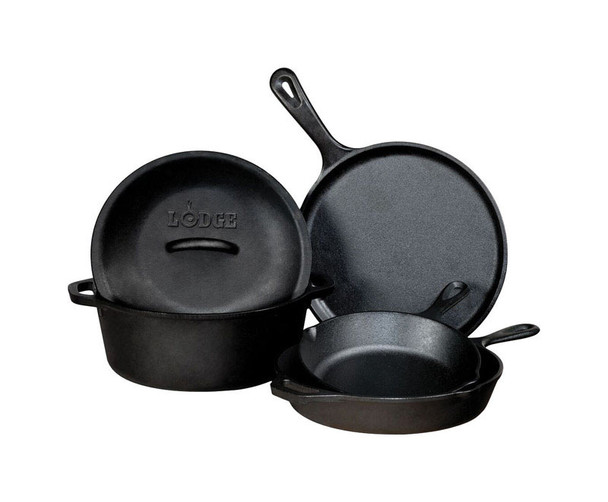 PAN SET CAST IRON 5PC