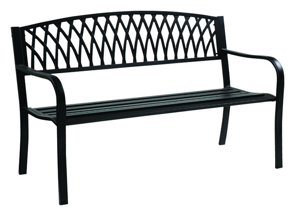 PARK BNCH BLK 33"X50"