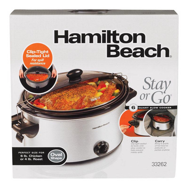 SLOW COOKER SS 6 QT
