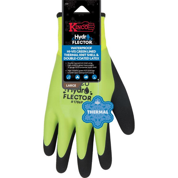 WATERPRF GLV BLK/GRN XL