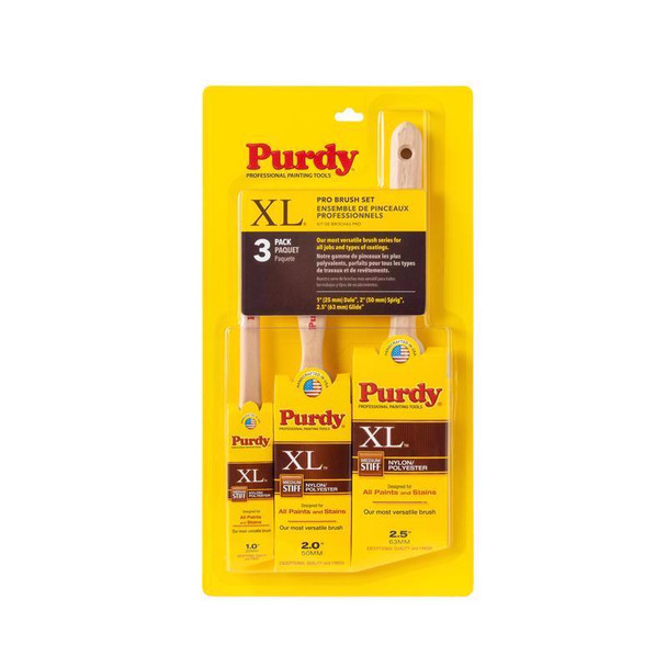 PAINT BRSH SET M STF 3PK