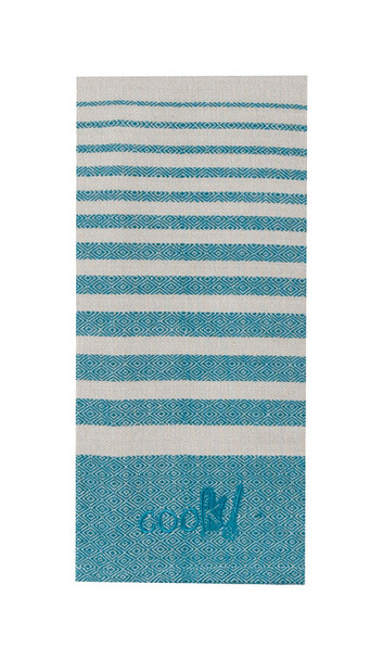 TEA TOWEL TEAL 18X28"