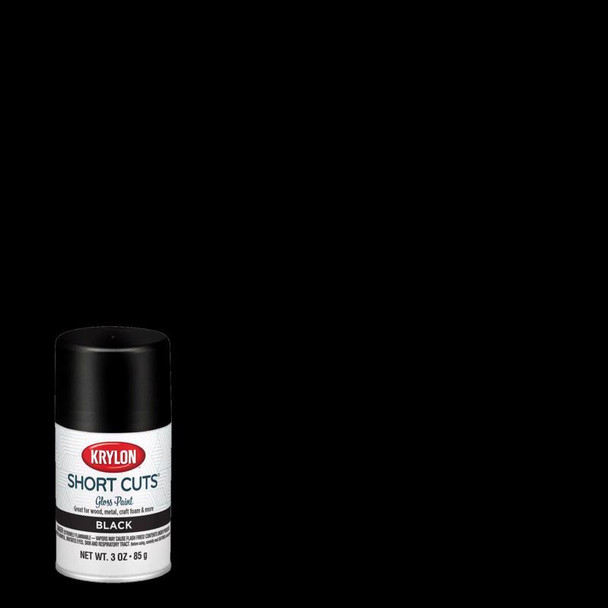 SPRAY 3OZ GLOSS BLACK