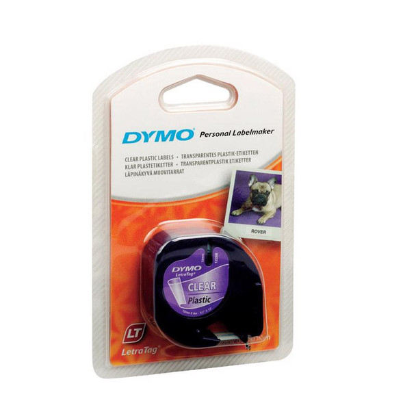 LABEL MAKER TAPE CLR 1/2
