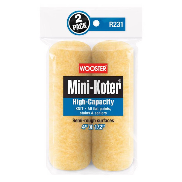 PAINT ROLLR CVR 4" 2PK