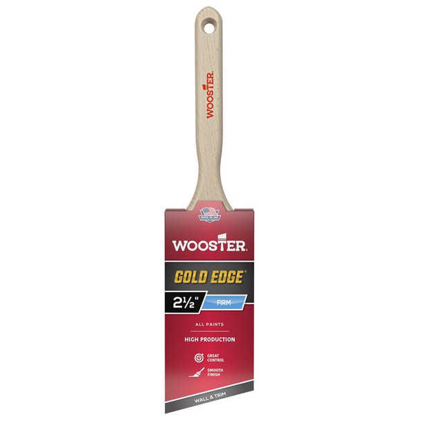 PAINT BRSH GOLD EDGE2.5"