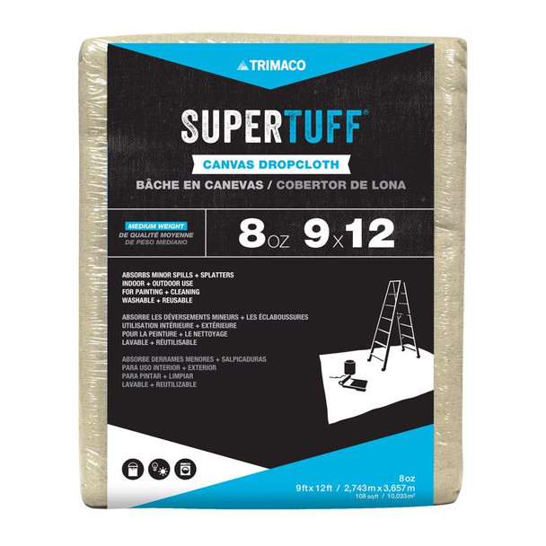 DROPCLOTH 8OZ 9'X12'