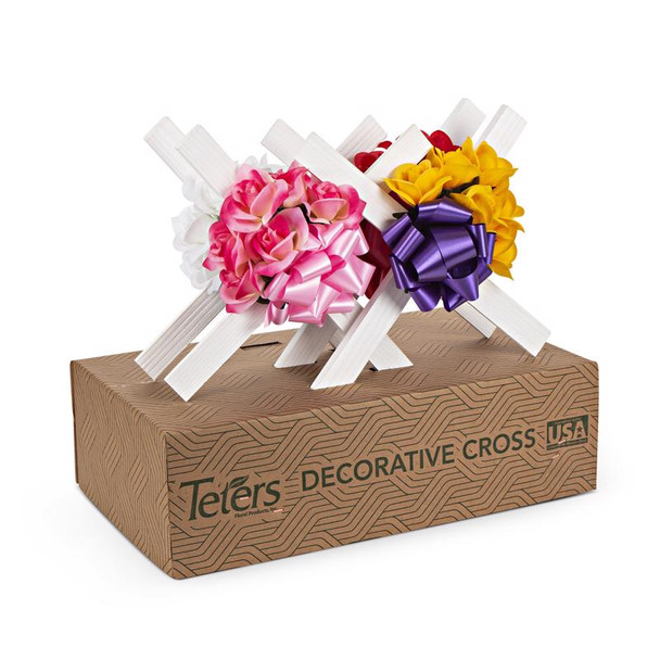 GRAVE CROSS BOUQUET ASST