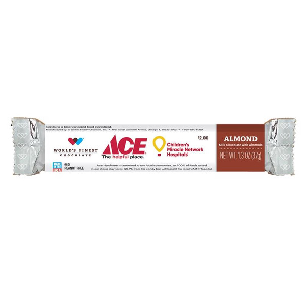 CHCLT BAR ALMND 1.3OZ