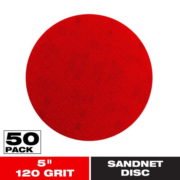 SAND DISC 120GRT 5" 50PK
