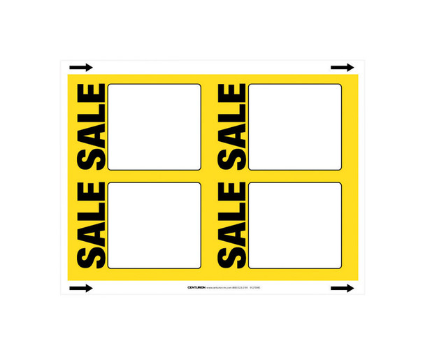 SALE WTRPRF SIGN 5X3-1/2