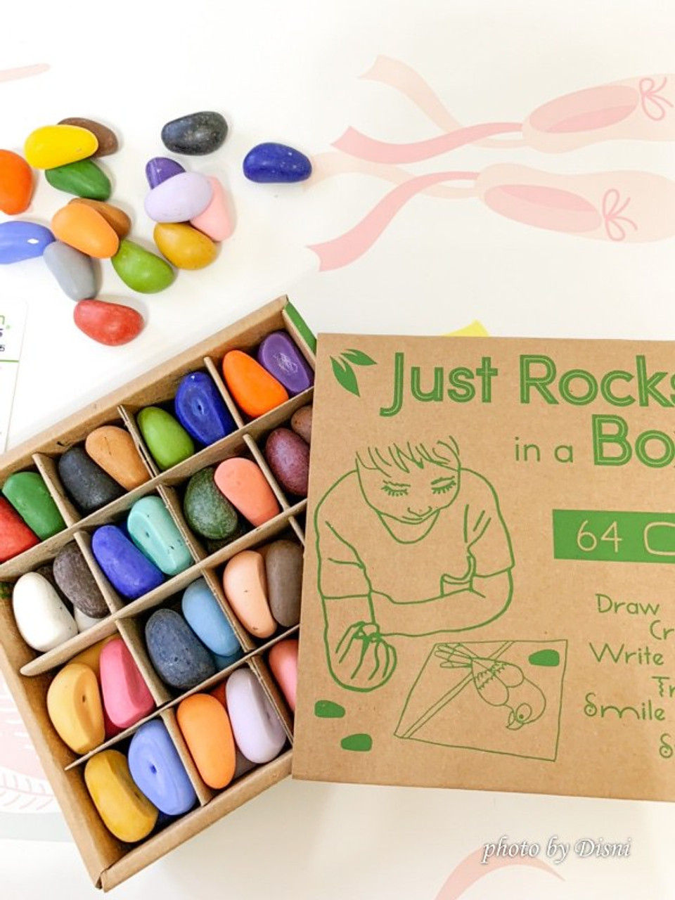 Just Rocks in a Box- 32 color Crayon Rocks