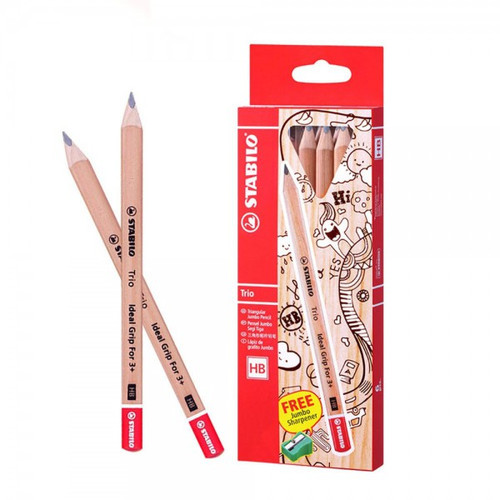 Stabilo Triangular JUMBO Pencil Trio “FL”(6pcs/box) 362HB/3642B