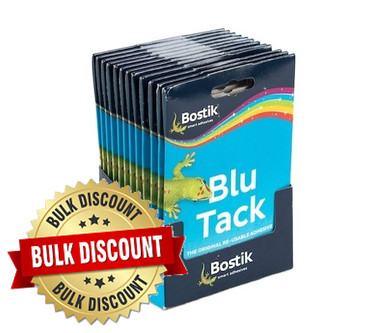 Bostik Blu Tack Assorted Colours 75gm Pack - Impact