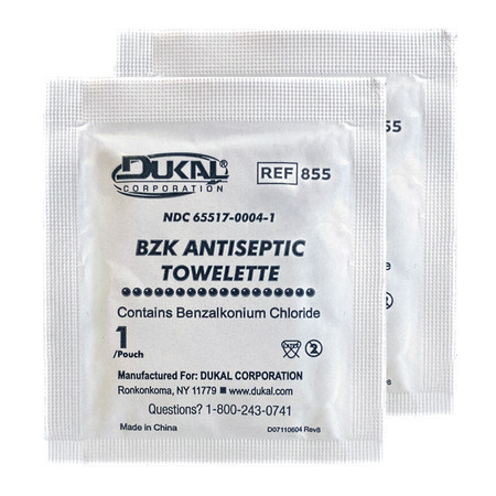 BZK Antiseptic Wipes towelettes