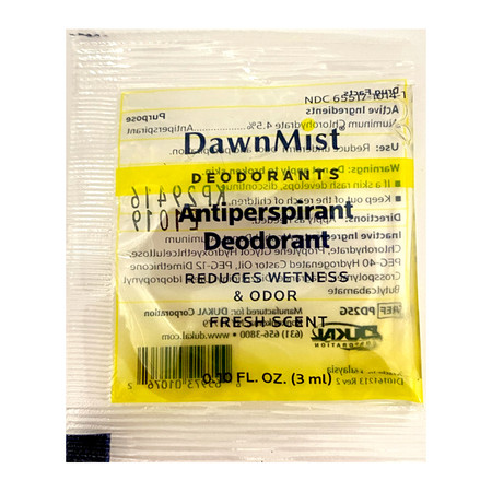 Deodorant PD25 .10oz (2.5gm) packets