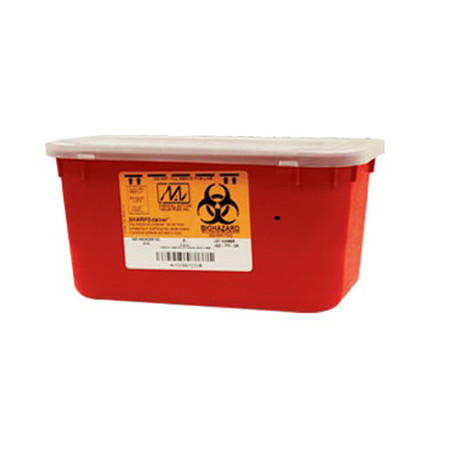 4 qt. Maxxim Sharps Container Stackable #8703