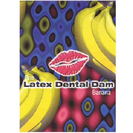 Latex Dental Dams   Banana Flavored