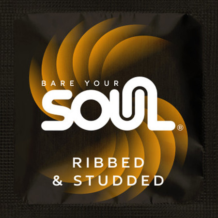 SOUL Ribbed and Studded Condom