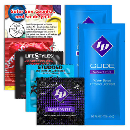 SSKit#7 Extra Lubricant Condom Variety Kit