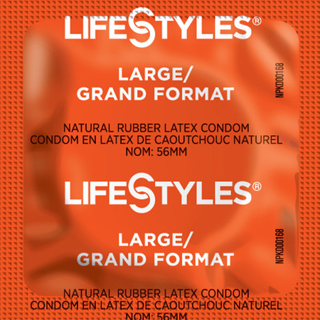 LifeStyles Large lubricated condoms  (formerly KYNG)