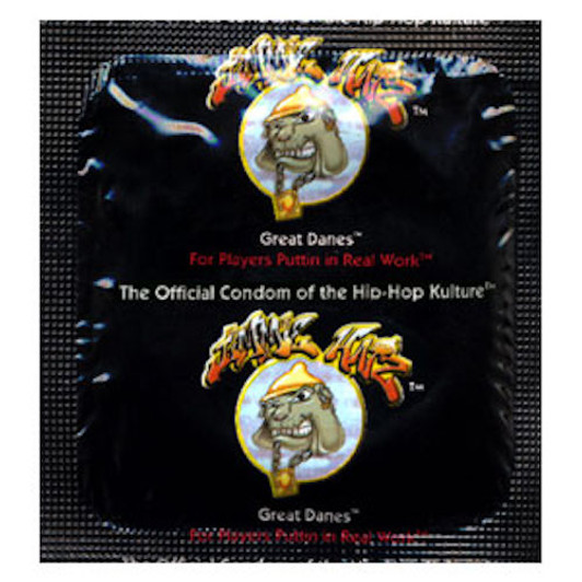 Jimmie Hatz Great Danes Condom   Black Color latex