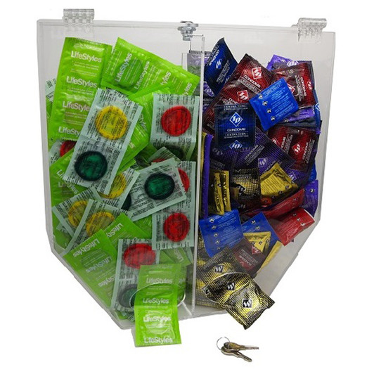 Condom Dispenser Dual Chamber