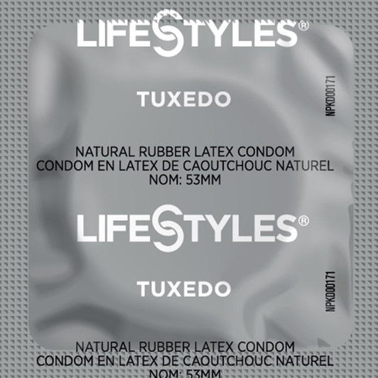 LifeStyles Tuxedo lubricated condoms